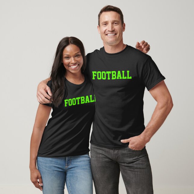T-shirt de football moderne Neon Green (Unisexe)