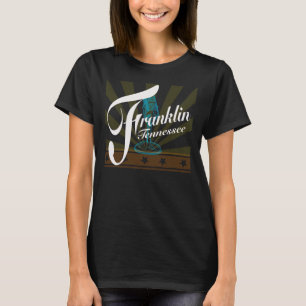 T-shirt de Franklin Tennessee avec les rayons et