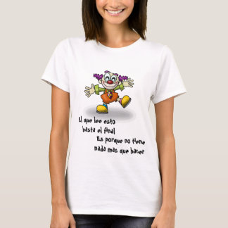 T-shirt de frase divertida