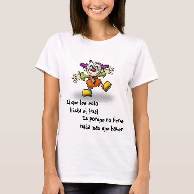 T-shirt de frase divertida (Devant)