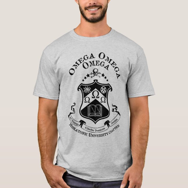 T-shirt de fraternité de Miskatonic (Devant)