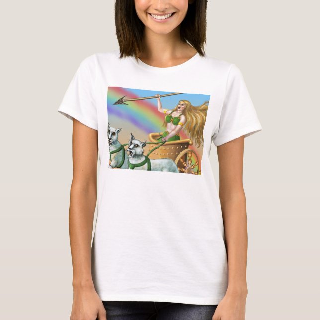 T-shirt de Freya de déesse (Devant)
