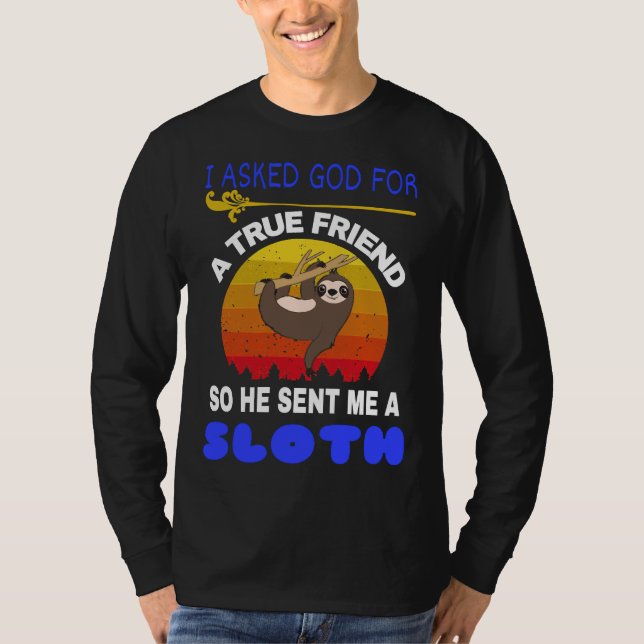 T-shirt De Funny Lazy Sloth Le Faire Plus Tard Sloth Funny (Devant)
