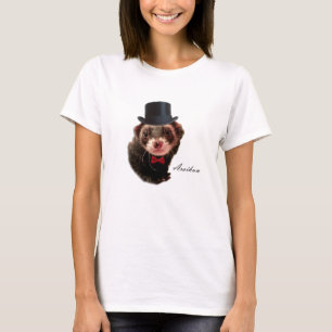 T-shirt de furet de monsieur