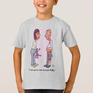 T-shirt de garçon plié pour animaux