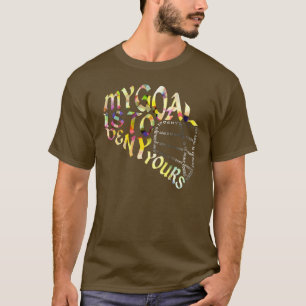 T-shirt de gardien de but de lacrosse avec la