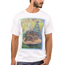 T-shirt de gâteau d'anniversaire