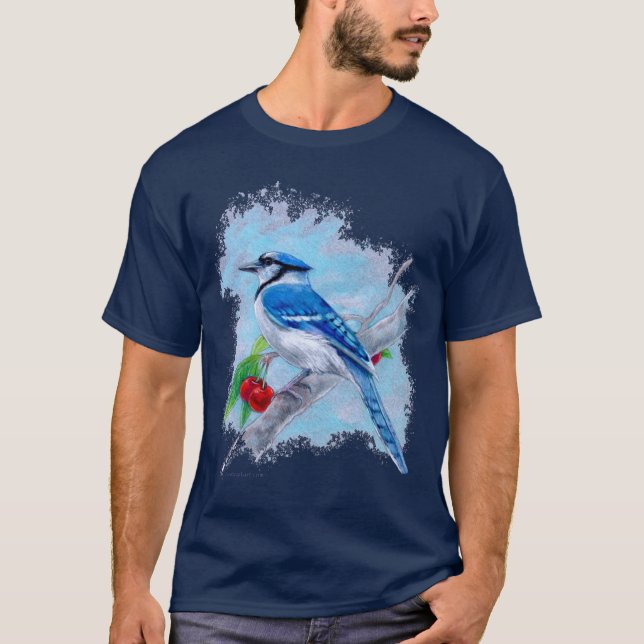 T-shirt de geai bleu (Devant)