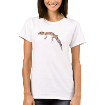 T-shirt de Gecko de léopard