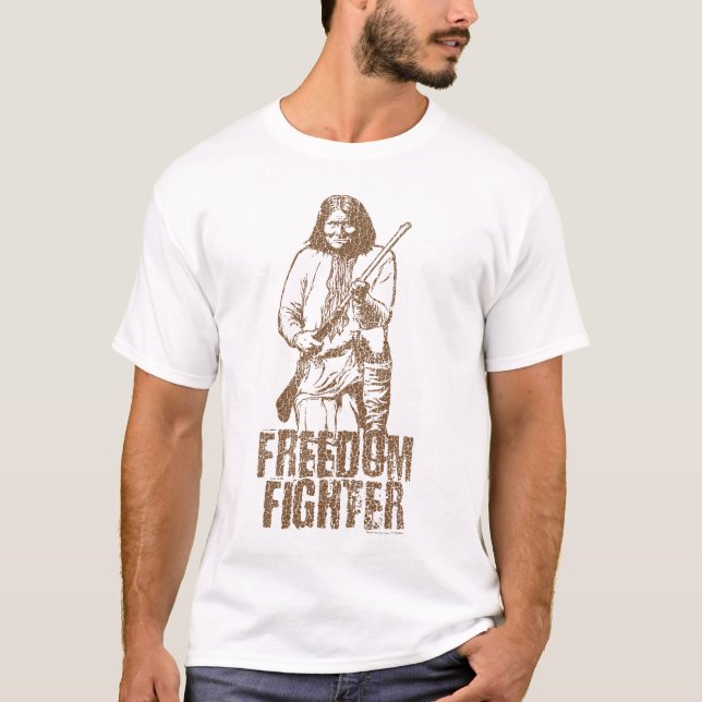 T-shirt de Geronimo de combattant de liberté (Devant)