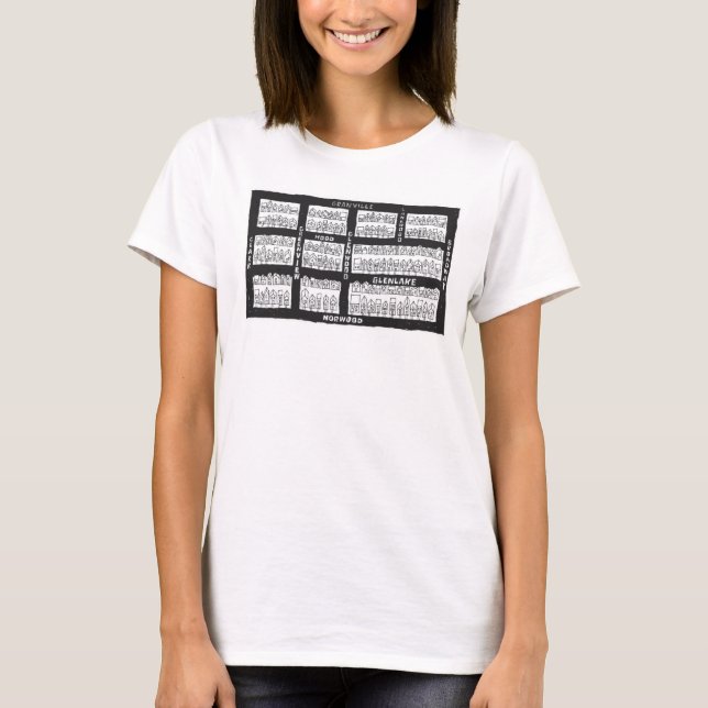 T-shirt de gorge d'Edgewater (Devant)