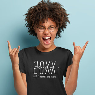 T-shirt de graduation moderne