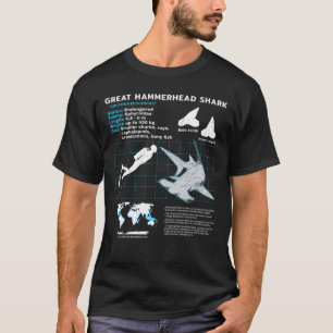 T-shirt de Great Hammerhead Shark Fact