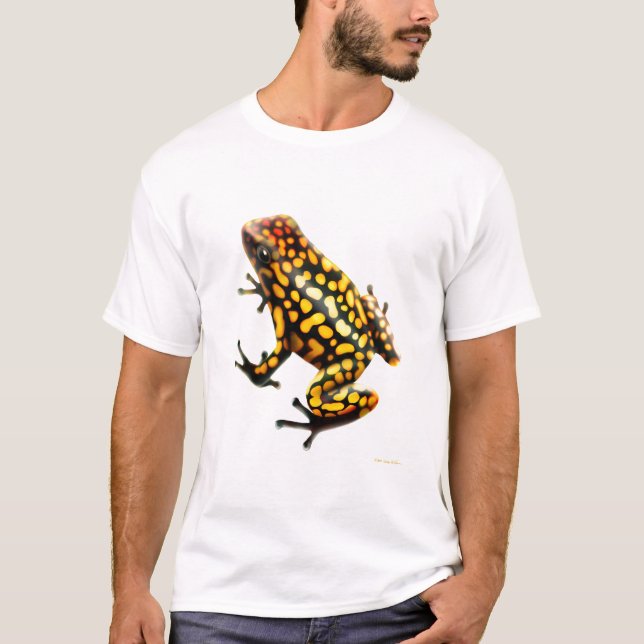 T-shirt de grenouille de dard de poison de (Devant)