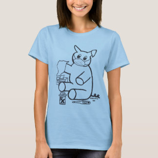 T-shirt de grippe de porcs