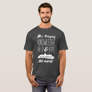 T-shirt de gris de bateau de KHH
