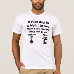 T-shirt de Groomer d'animal familier