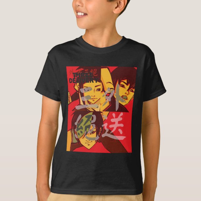 T-shirt de groupe de trois Delivery™ (Devant)