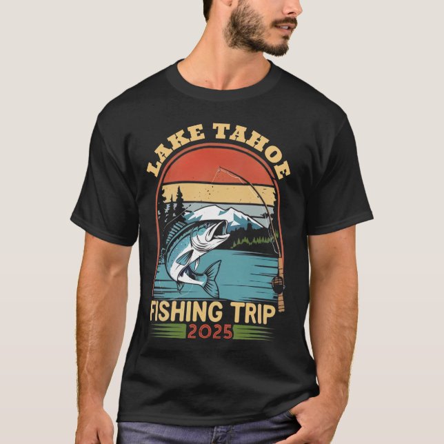 T-shirt de groupe pour une partie de pêche personn (Devant)
