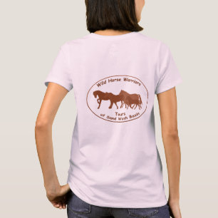 T-shirt de guerriers de cheval sauvage