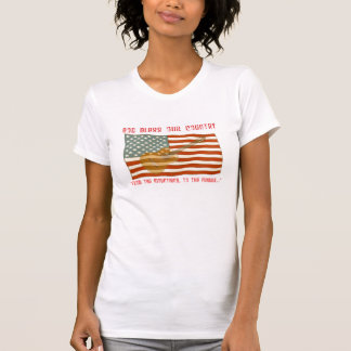 T-shirt de guitare de drapeau américain