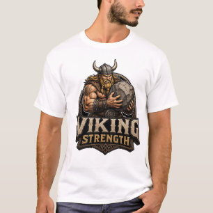 T-Shirt de gym Viking Strength pour culturisme.