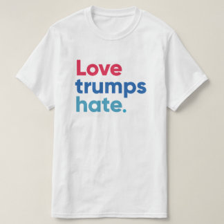 T-shirt de haine d'atouts d'amour