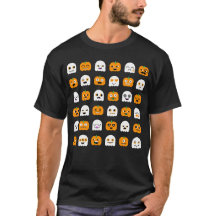 T-shirt de Halloween : Citrouilles et fantômes