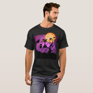 T-shirt de Halloween de lueur de lune