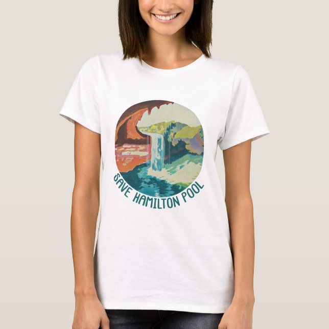T-Shirt de Hamilton Pool - Femmes (Devant)