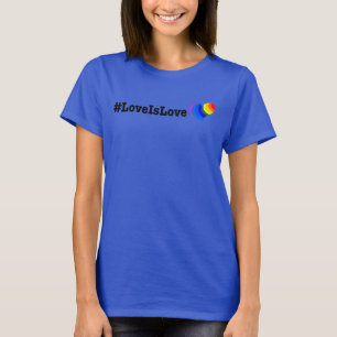 T-shirt de hashtag de #LoveIsLove