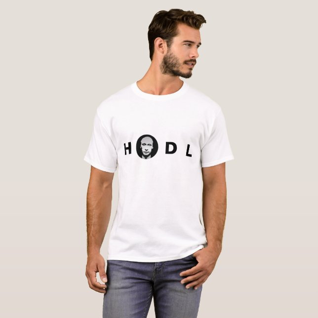 T-shirt de HODL Cryptocurrency (Devant entier)