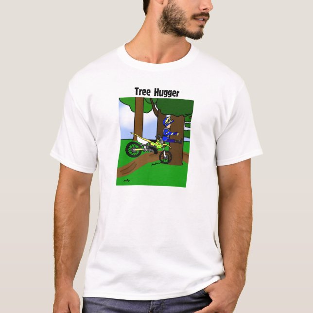 T-shirt de Hugger d'arbre de vélo de saleté (Devant)