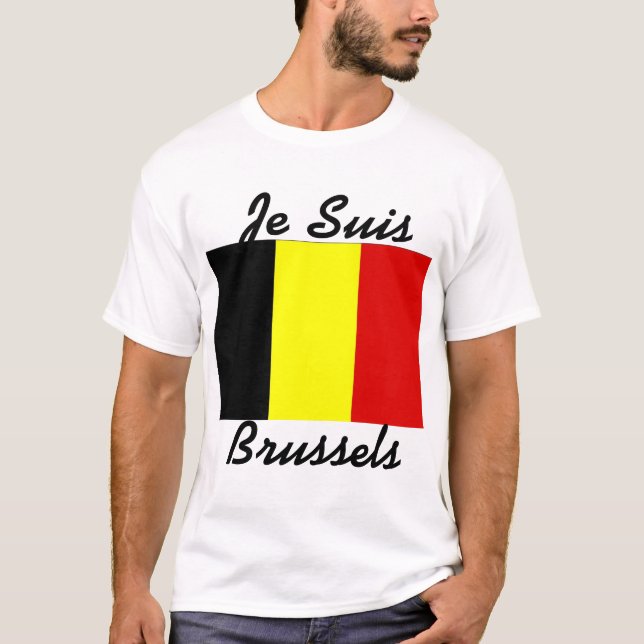 T-shirt de Je Suis Bruxelles (Devant)