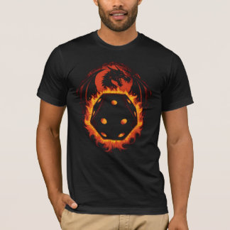T-Shirt de jeu de société Fantasy avec Dragon de F