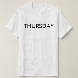 T-shirt de jeudi
