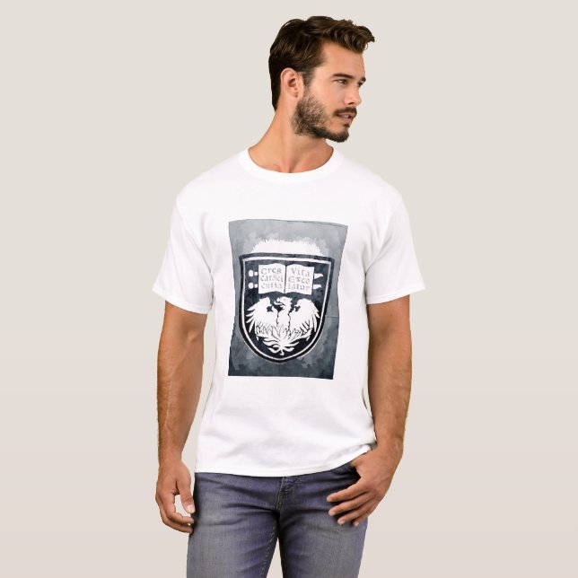 T-shirt de joint d'Université de Chicago (Devant entier)