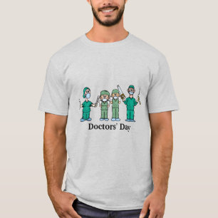 T-shirt de jour des médecins chirurgiens