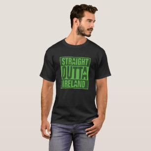 T-shirt de jour d'Outta Irlande St Patrick droit