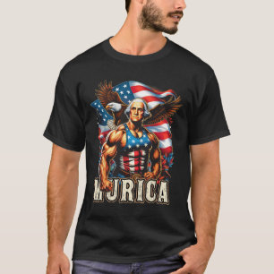 T-shirt De Juillet Patriotique Funny George Washington Jui