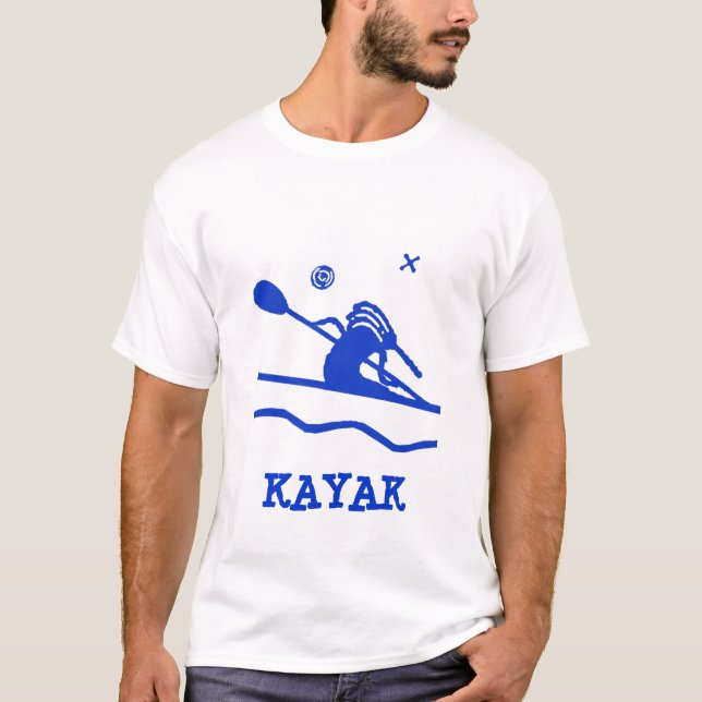 T-shirt de kayak de Kokopelli (Devant)