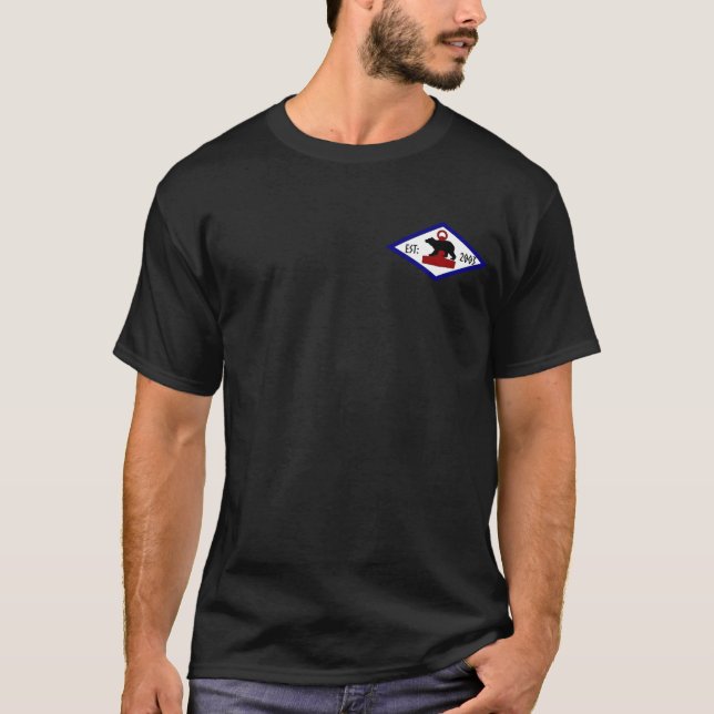T-shirt de Kindred d'ours noir (Devant)