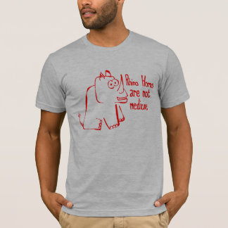T-shirt de klaxons de rhinocéros