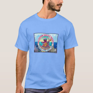 T-shirt de la bannière Octopus de l'homme Galvesto