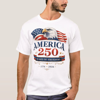 T-Shirt de la Célébration de la Liberté de l'Aigle
