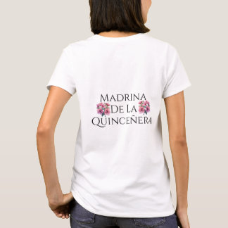 T-shirt de la célébration personnalisée de Quincea