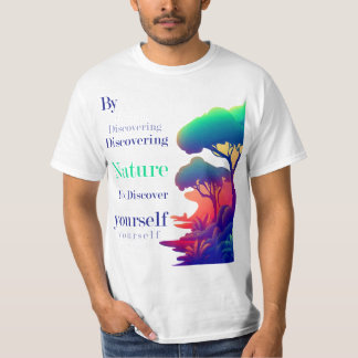 T-shirt de la citation de la nature