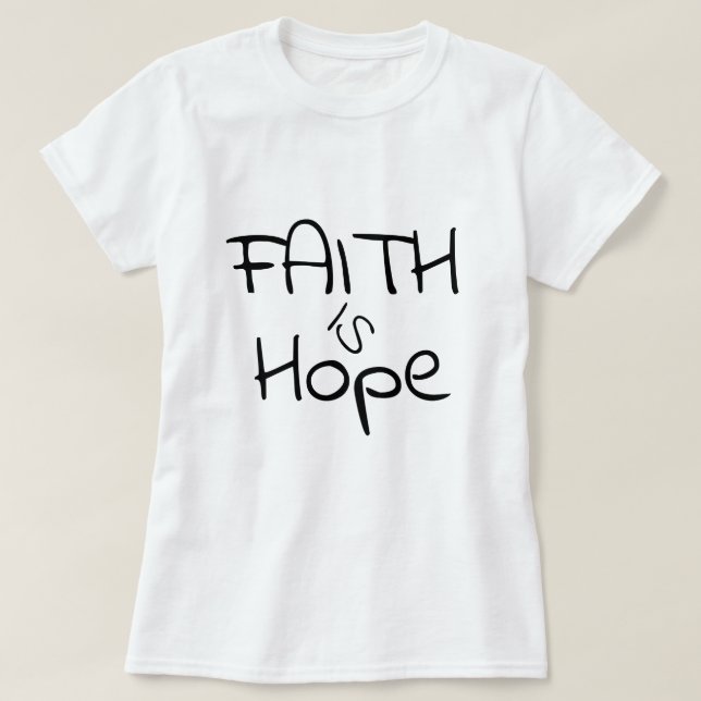 T-shirt de la collection de cadeaux de foi (Design devant)