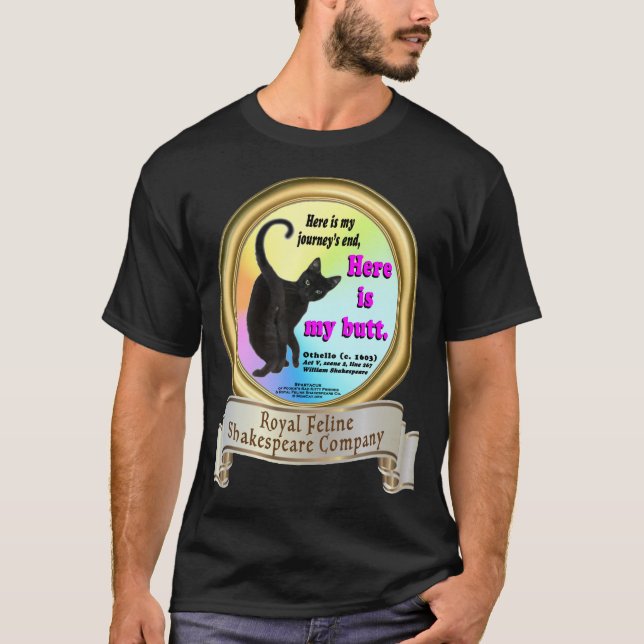 T-Shirt de la compagnie RFSC Royal Feline Shakespe (Devant)