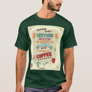 T-shirt de la conférence de thé vert
